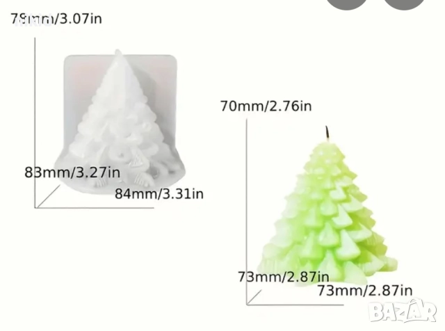 3D Масивна красива елха 3 размера силиконов молд форма калъп фондан гипс шоколад свещ сапун смола, снимка 13 - Форми - 35131963