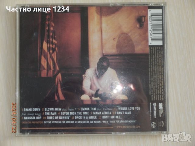 Akon - Konvicted - 2006, снимка 2 - CD дискове - 45462964