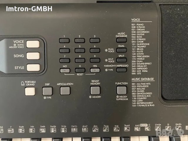 СИНТЕЗАТОР YAMAHA PSR-E373, USB, AUX IN, снимка 6 - Ресийвъри, усилватели, смесителни пултове - 48439762