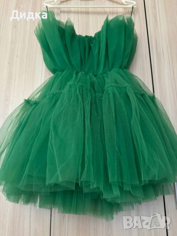 Къса зелена рокля, снимка 2 - Рокли - 45433561