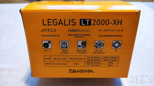 Daiwa 20 Legalis LT 2000-XH, снимка 4 - Макари - 47093273