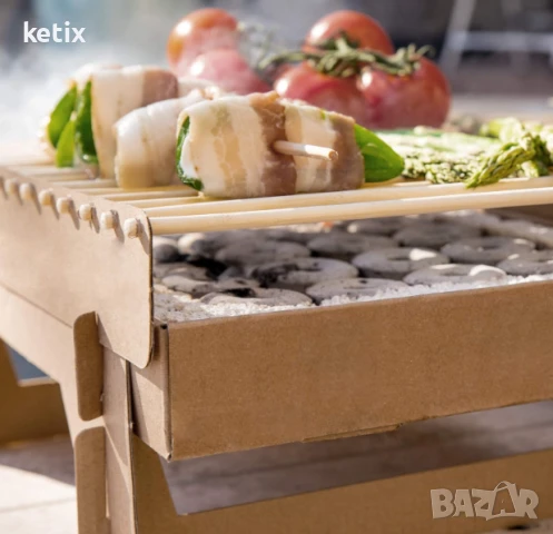  Скара за еднократна употреба,екологична, снимка 3 - Барбекюта - 50505897