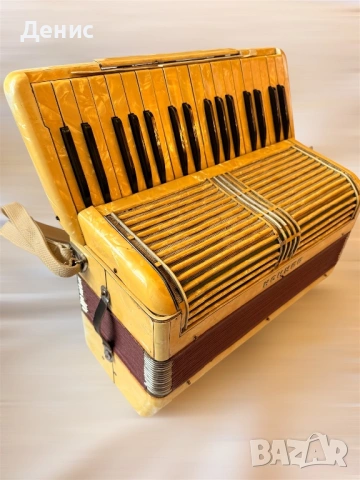 HOHNER акордеон – винтидж 80 баса + оригинален куфар, снимка 3 - Акордеони - 53062583