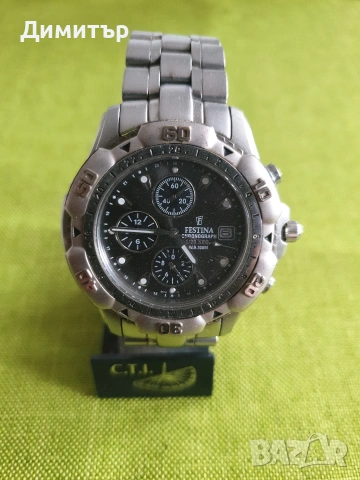 мъжки стилен часовник Festina, снимка 4 - Мъжки - 53227302