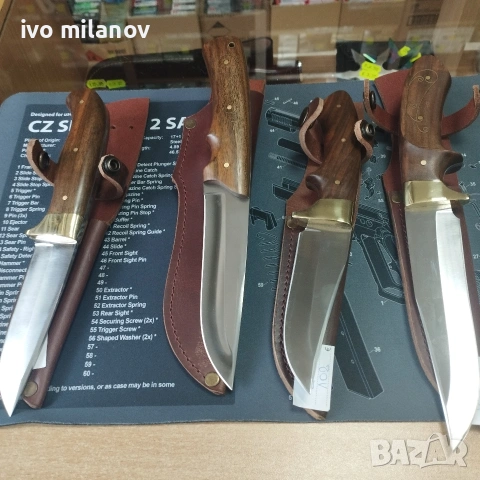 Български Рьчно Изработени ножове , снимка 5 - Бойно оръжие - 53386964