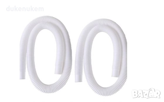 Комплект от 2 маркучи за басейн, 32мм, 150см, за Intex 330GPH, 530GPH, 1000GPH