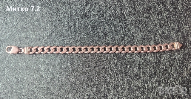 сребърна гривна - 9, снимка 7 - Гривни - 54304066