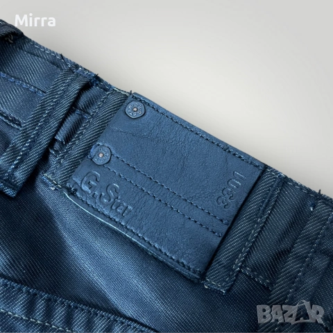 G-STAR RAW WAXED DENIM Y2K Opium Black Jeans "Army Radar Straigt" (2008-2011) !RARE!, снимка 7 - Дънки - 52044875