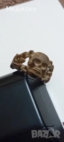 Оригинал "Bandenkampf",WW2,SS,немски пръстен, снимка 8 - Антикварни и старинни предмети - 53091152