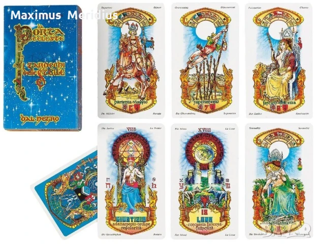 Tarocco delle Stelle Tavaglione La Forza Celeste Taro Таро 