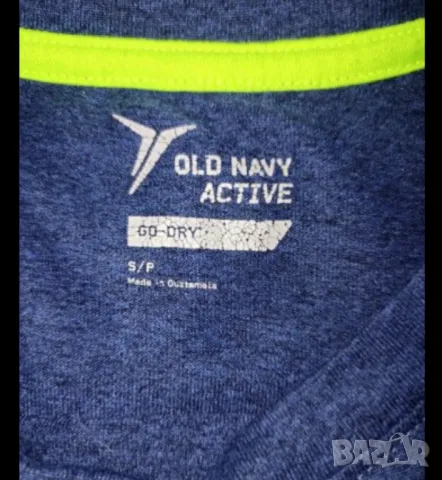 Old navy active S,M- Тениска с неонов надпис, снимка 4 - Тениски - 47552418