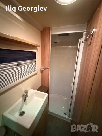 BAILEY PEGASUS-2014г/АЛУМИНИЕВА/ФРЕНСКА СПАЛНЯ/MOVER/ФОРСЕЛТ/ТЕНТА/ДУШ КАБИНА/ТЯГОВ АКУМУЛАТОР, снимка 11 - Каравани и кемпери - 53963920