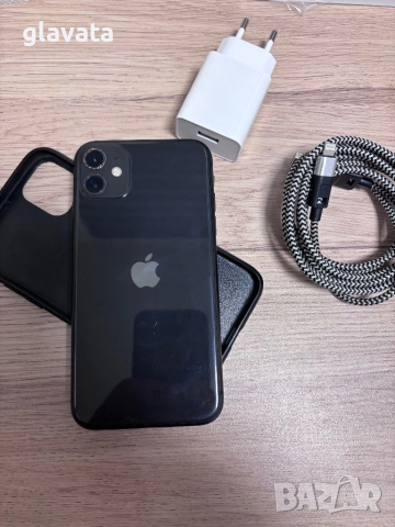 iPhone 11Black 128gb 100%BH, снимка 2 - Apple iPhone - 53331920