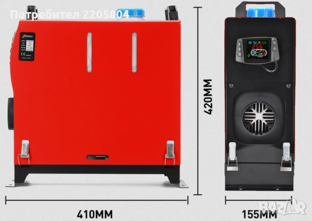 Дизелови печкa за камион бус гараж 8kw-12V-185лв може и на 220V+40лв., снимка 2 - Аксесоари и консумативи - 52613466