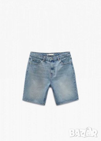 Дънкови бермуди от деним Zara, Shorts Fit, 99% памук, 1% еластан, 44, снимка 1 - Къси панталони и бермуди - 45731612