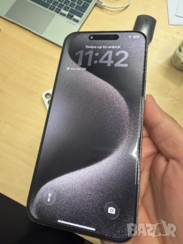 iPhone 15 Pro Max – Natural Titanium 256 GB – Отлично състояние, снимка 4 - Apple iPhone - 52623820