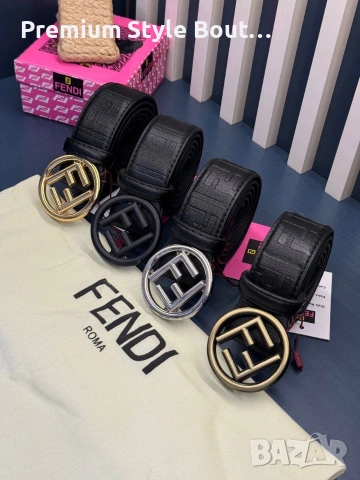 Колани Fendi от естествена кожа в кутия на марката 