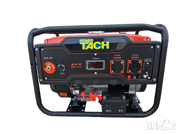 2025 4 KW Генератори за ток агрегат за ток моноф с дисплей с ел. старт, снимка 2 - Генератори - 52487406