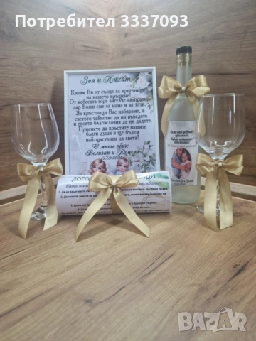 Комплект за покана на Кръстници 