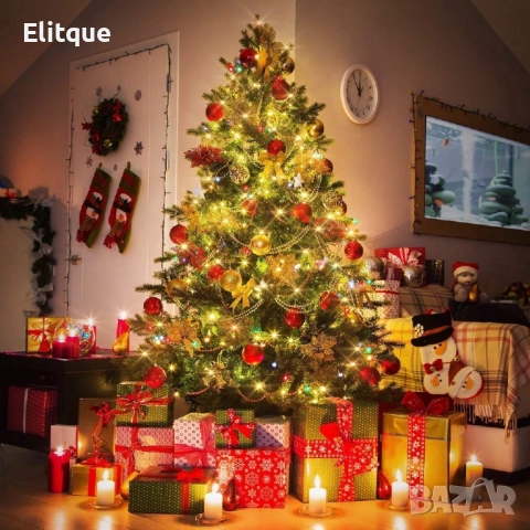 Гирлянд с лед лампички и соларен панел, 10 метра, снимка 9 - Други - 52904105