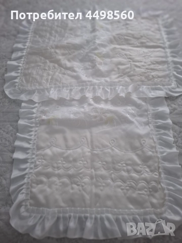 Кувертюра/Шалте за спалня с къдрици 3 части, снимка 10 - Покривки за легло - 51659790
