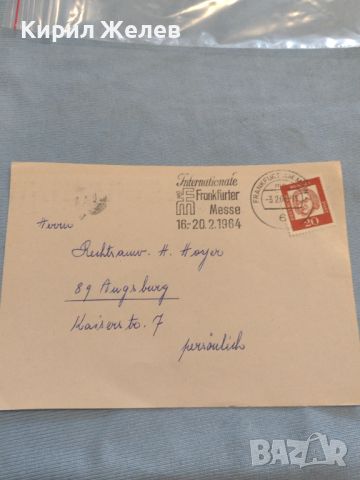 Стар пощенски плик с марки и печати 1964г. Германия за КОЛЕКЦИЯ ДЕКОРАЦИЯ 26585, снимка 1 - Филателия - 46261601