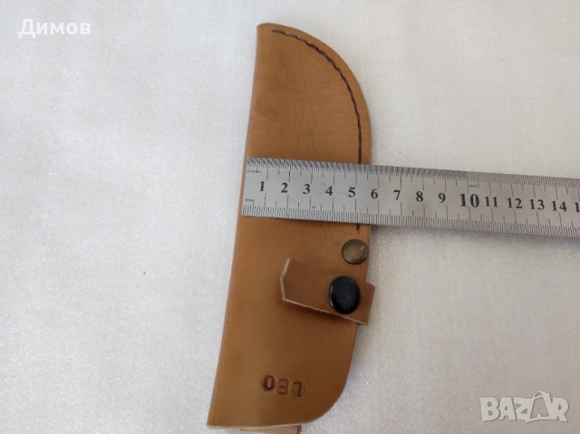 Кания от естесвена кожа, снимка 2 - Ножове - 51495252