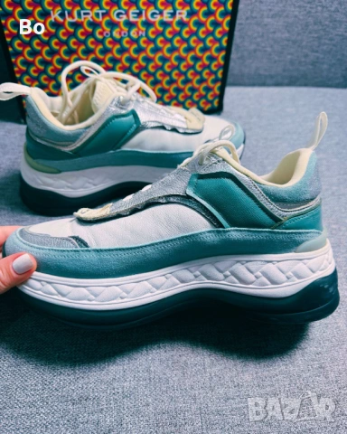 Оригинални Kurt Geiger London Маратонки – Размер 39 – Като нови, снимка 2 - Маратонки - 53670138