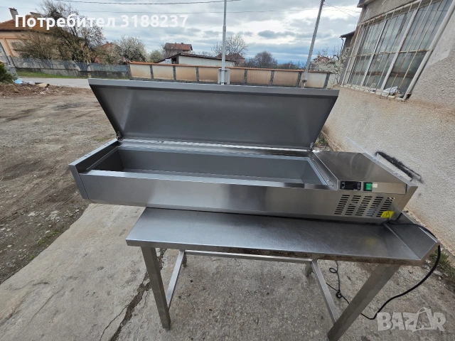 Немска хладилна вана за студени гарнитури и салати