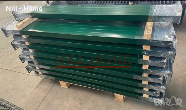 Поцинкована мрежа с декорация ( ИЗКУСТВЕНА ТРЕВА ) 4 мм. Тел / 40 мм. Око, снимка 16 - Огради и мрежи - 52303156