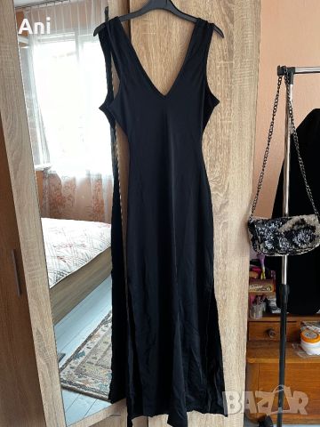 Черна плажна рокля, снимка 1 - Рокли - 45744952