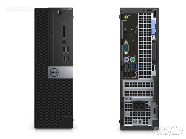 Dell OptiPlex 7050 SF, Intel i7-7700, 8GB, 256SSD, + 1TB HDD, 24м Гаранция, снимка 6 - Работни компютри - 46680634