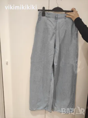 Бершка широки дънки Wide leg Bershka 36 размер, снимка 3 - Дънки - 47206236