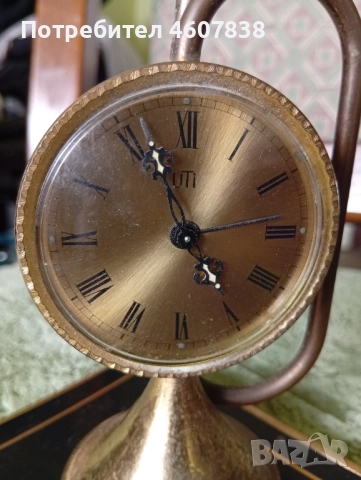 Часовник будилник 14-7 см, снимка 2 - Антикварни и старинни предмети - 51951149