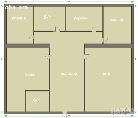 ЕКСКЛУЗИВНО! ЕРА Вива продава тристаен апартамент с Г-образна кухня в района на Завод Дружба, снимка 8 - Aпартаменти - 46273995
