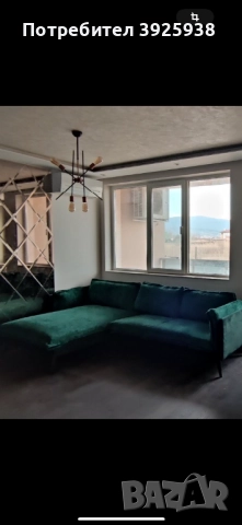 Зелен ъглов диван , снимка 2 - Дивани и мека мебел - 52430265