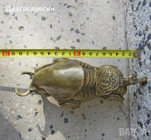 Фигури, статуетки, Ватерло лъв, преспапие прасе свиня пиле бик, месинг бронз метал статуетка фигура , снимка 14 - Статуетки - 42416445