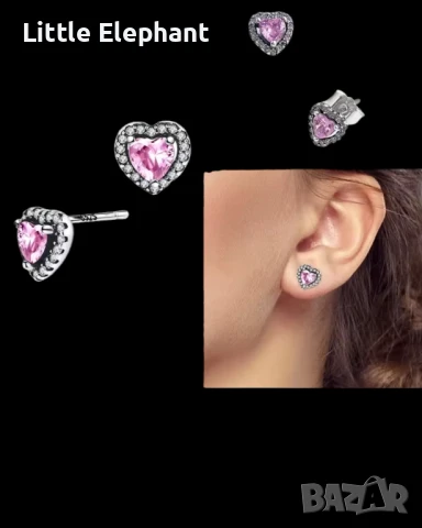 Сребърни обеци Пандора"Валс"/нови