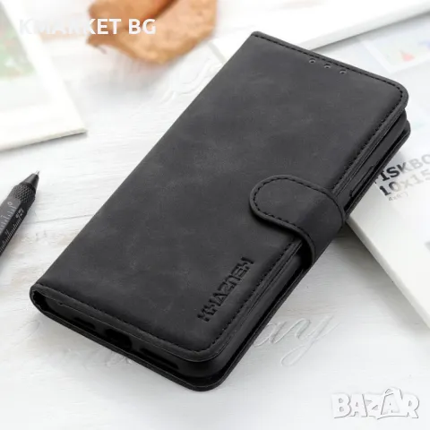 Xiaomi Redmi 9A KHAZNEH Vintage Style Wallet Кожен Калъф и Протектор, снимка 2 - Калъфи, кейсове - 48750939