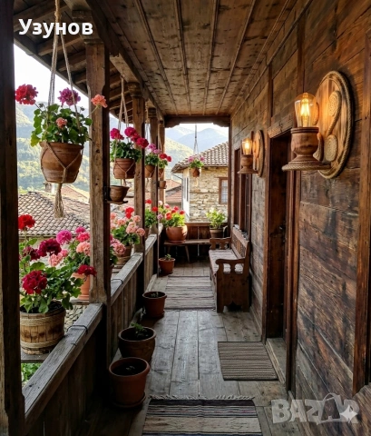 Ръчно изработена стенна, дървена лампа в битов/винтидж/рустик стил - осветление за механа., снимка 3 - Лампи за стена - 54175935