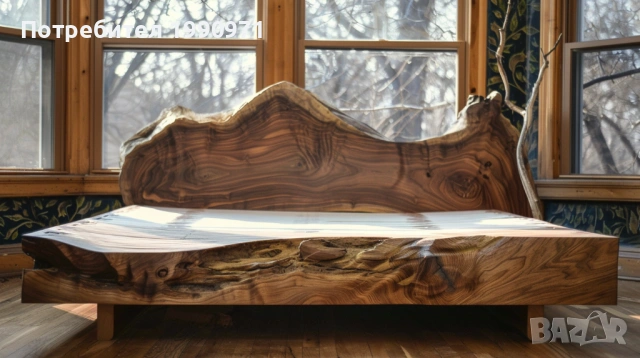 Дизайнерска спалня от мастивна дървесина по поръчка, снимка 8 - Спални и легла - 53727107