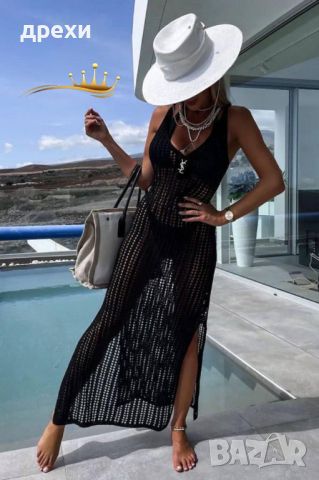 Yves Saint Laurent плажна дамска рокля, снимка 3 - Рокли - 45747389