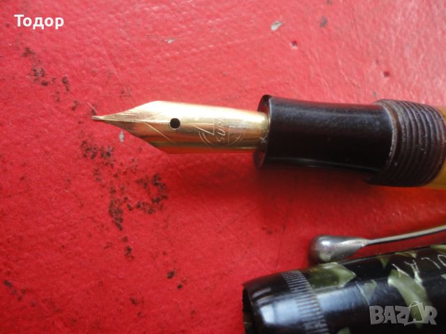 Старинна немска бакелитова писалка Nikolay, снимка 6 - Колекции - 45222596