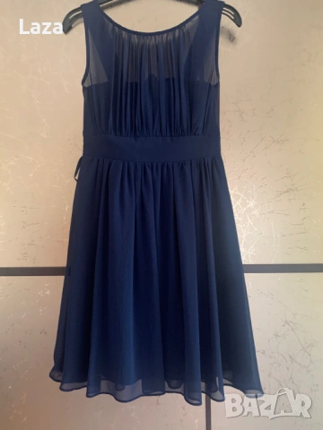 Продавам елегантна ,ефирна синя рокля , снимка 5 - Рокли - 53737673