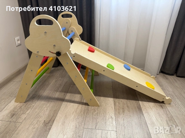 НОВ Монтесори дървен комплект за игра. Пиклер, снимка 5 - Мебели за детската стая - 53414234