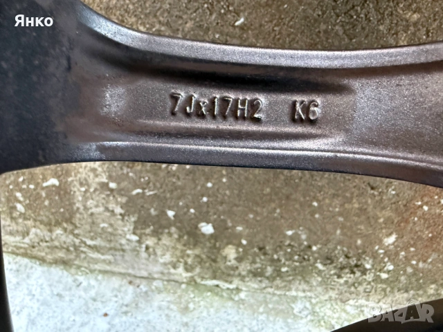 Оригинални джанти на Mazda CX-5 17" (7Jx17H2) в комплект със зимни гуми., снимка 3 - Гуми и джанти - 54130947