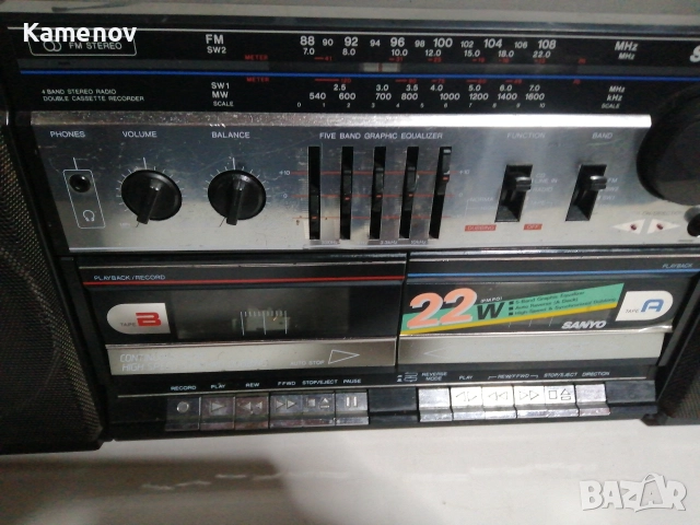 радиокасетофон, снимка 3 - Аудиосистеми - 52637345