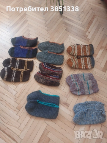 Дамски терлици,ръчно плетени,меки,не са вълнени