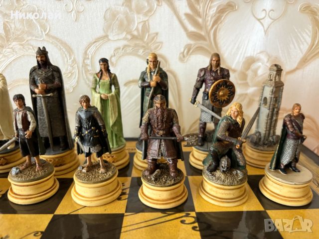 Властелинът на Пръстените Колекционерски Шах LOTR Lord of the Rings, снимка 6 - Колекции - 46414811