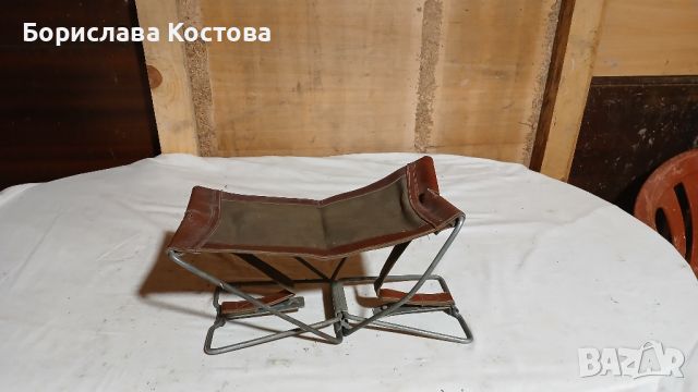 кожено рибарско столче, снимка 3 - Екипировка - 46764786